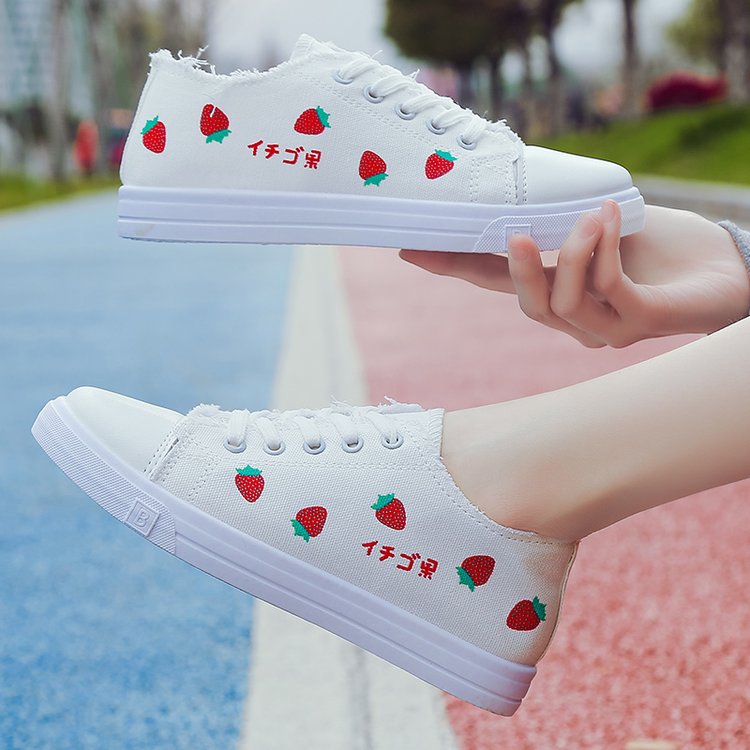 Giày Thể Thao Trắng Thoáng Khí Năng Động Hợp Thời Trang Cho Bạn Gái | BigBuy360 - bigbuy360.vn