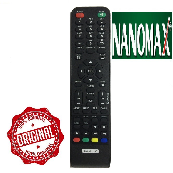 Remote điều khiển tivi NANOMAX smart mẫu 2