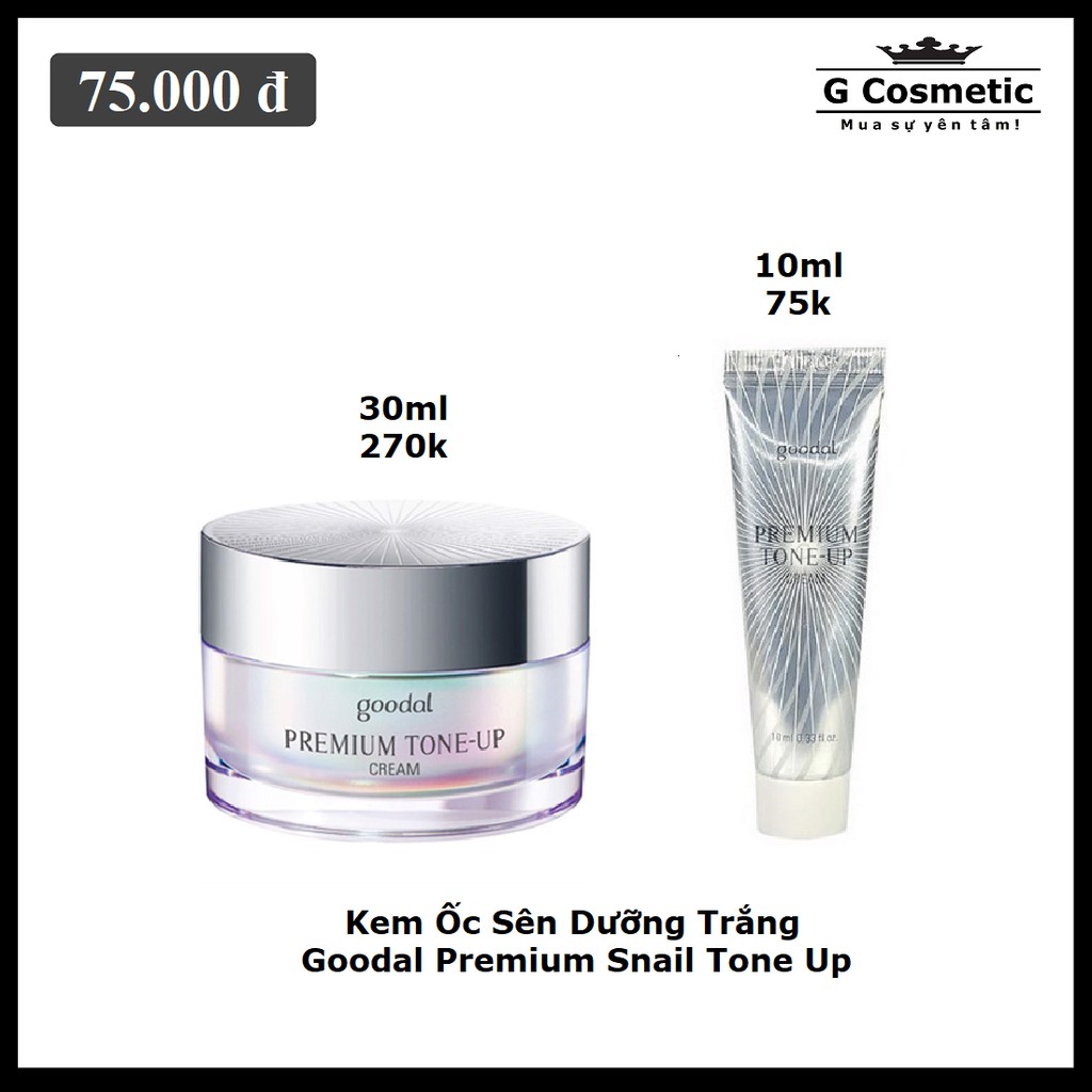 Kem Premium Snail Tone-Up Cream Goodal