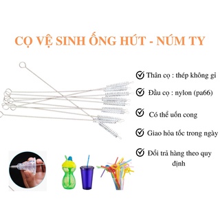 Cọ Rửa Đầu Ống Hút Cho Bé