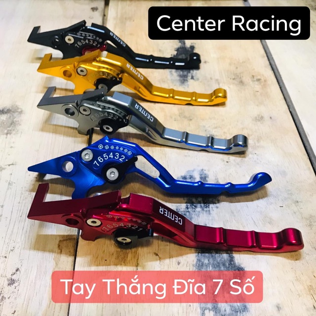 [ Giá Tốt ] Tay thắng đĩa 7 số cao cấp CNC [ Center Racing ] BBVN NVTTKH