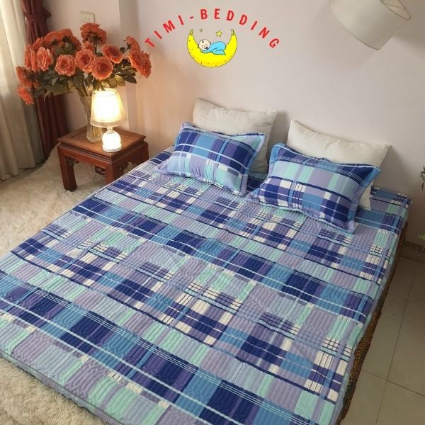 Ga trải giường trần bông – Ga trần bông bọc chun cao cấp, dày đặn, ấm áp – Timibedding