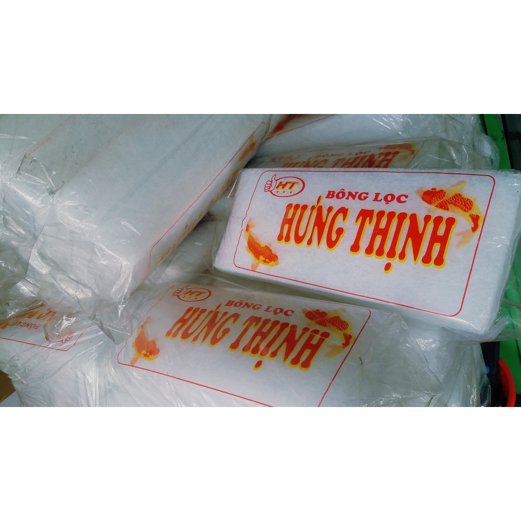 Bông Lọc HƯNG THỊNH - Bông Lọc Trắng | Vật Liệu Lọc Nước Cho Bể Cá Cảnh, Thuỷ Sinh