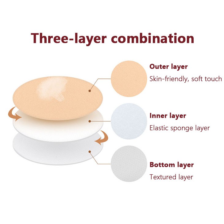 SUPO Beauty - [Random Color] Bông Đánh Phấn Hình Tròn Dùng Trang Điểm Nền Có Thể Sử Dụng Khô Và Ướt Tiện Dụng | BigBuy360 - bigbuy360.vn