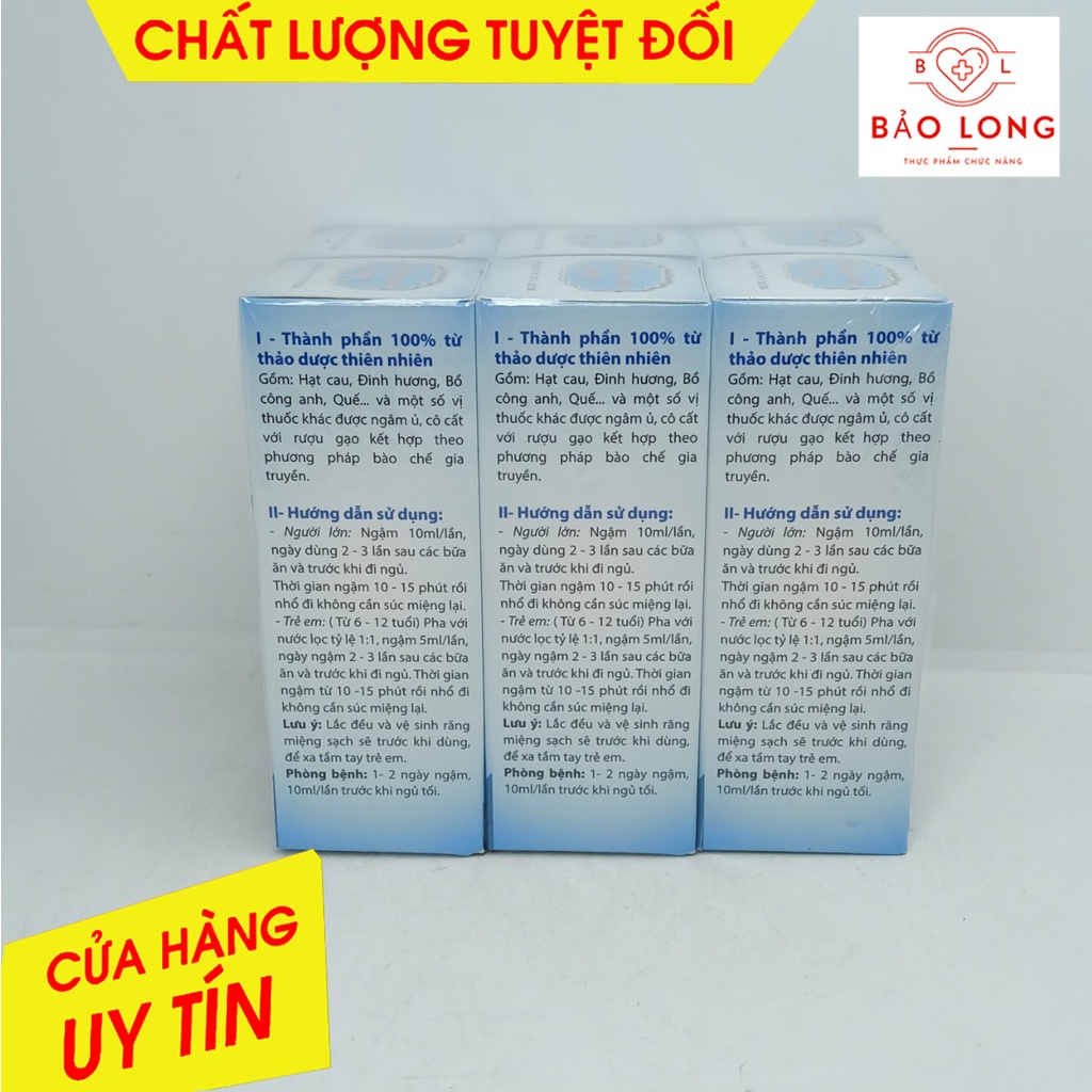 Nước súc miệng rượu cau gia truyền chai 100ml