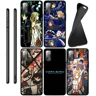 Ốp Lưng Silicone Họa Tiết Sword Art Online Thời Trang Cho Oppo A12 A92 A83 A77 A72 A52 A37 A39 A57 A59 Neo 9 A12E F3 F1S R9S A1K A1