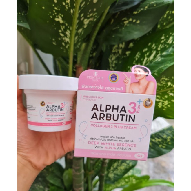 Kem Kích Trắng Da Body Alpha Arbutin Collagen 3+ Plus Mới