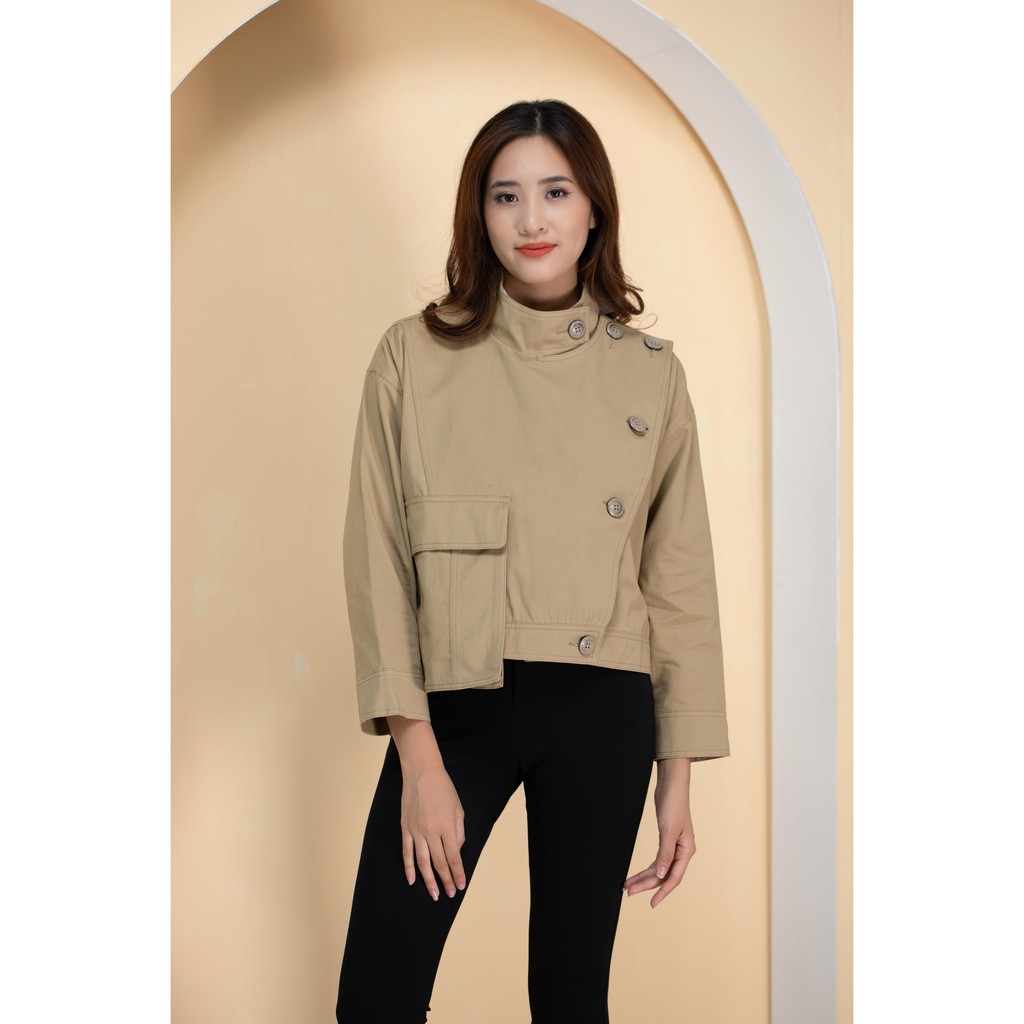 Áo khoác kaki nữ khuy vai A956 NỮ TNG