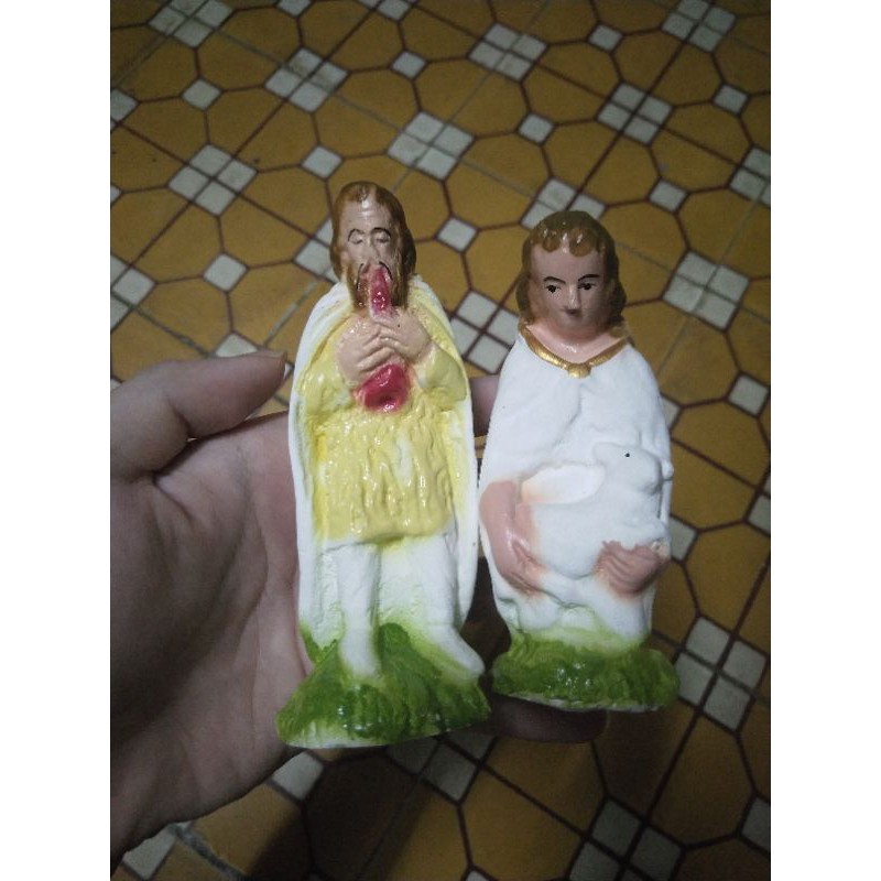 Bộ 2 tượng mục đồng