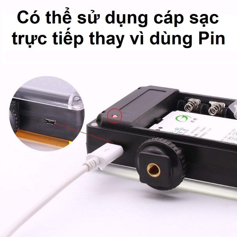 Đèn Led 96 bóng hỗ trợ quay phim