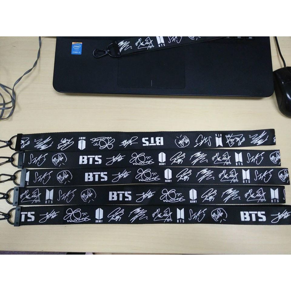 STRAP CHỮ KÝ BTS