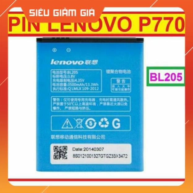 Pin Lenovo P770 - BL205 xịn có bảo hành