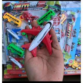 ĐỒ CHƠI Ô TÔ MÁY BAY CHẠY CÓT VỈ 12 CHIẾC ( NHIỀU MẪU ĐA DẠNG )