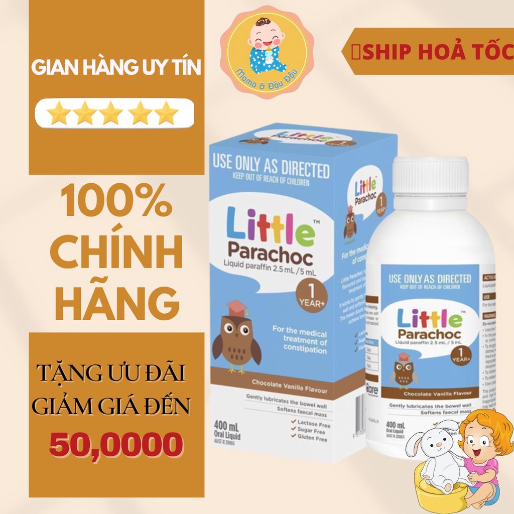 SIRO LITTLE PARACHOC GIÚP NHUẬN TRÀNG,HỖ TRỢ GIẢM TÁOBÓN CHO BÉ TỪ 1 TUỔI -MẪU MỚI NHẤT DATE XA