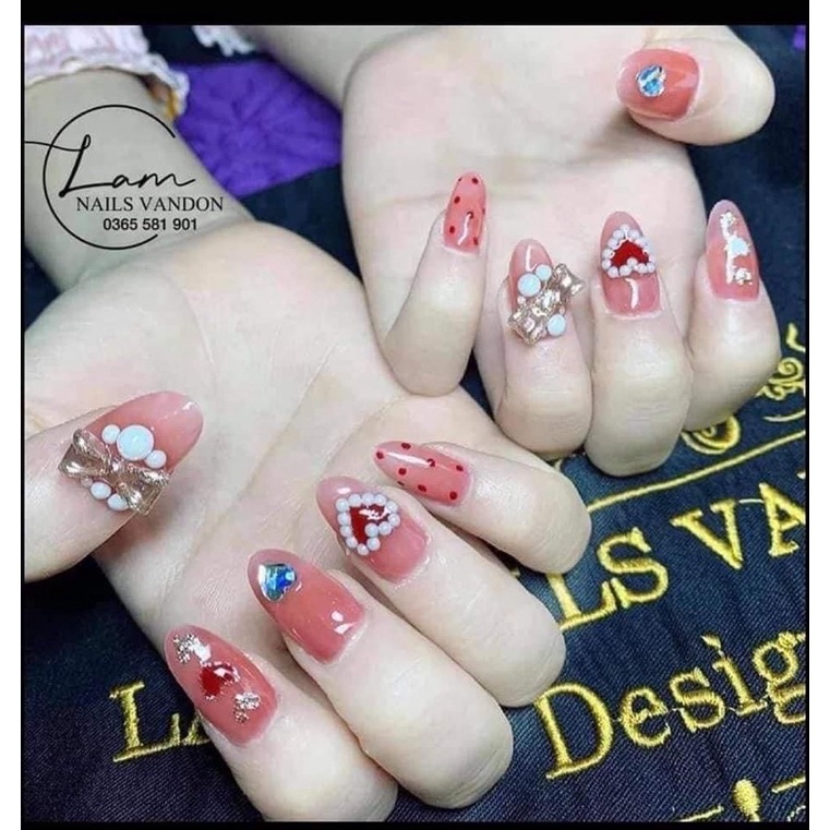 khay hình trai nữa trang trí móng” random khay” deal sốc