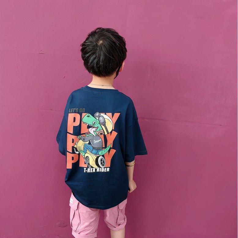 Áo Thun Tay Ngắn In Hình Hoạt Hình Dễ Thương Cho Bé Trai