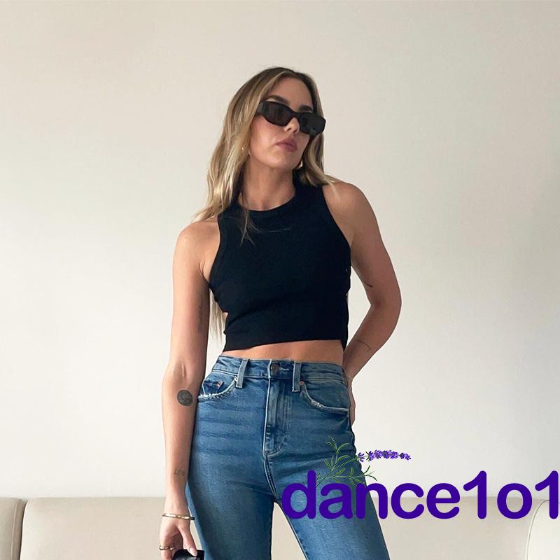 Áo Ba Lỗ Hở Lưng Màu Trơn Cho Nữ Nhảy 1O1-