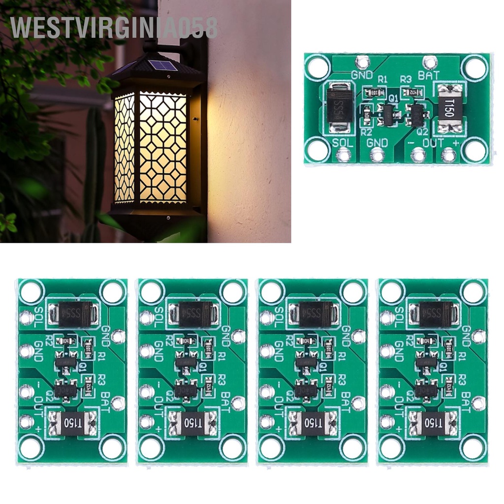 Westvirginia058 5 cái S665 Bảng điều khiển sạc năng lượng mặt trời pin mạch mô-đun