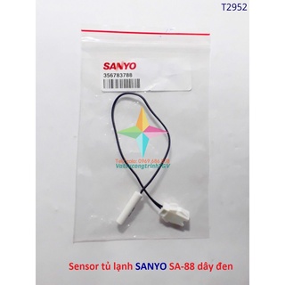 Sensor cảm biến nhiệt độ cho tủ lạnh SANYO dây đen SA-88