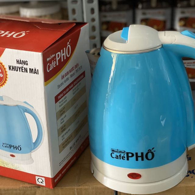 Ấm đun siêu tốc quà tặng từ Cà phê Phố