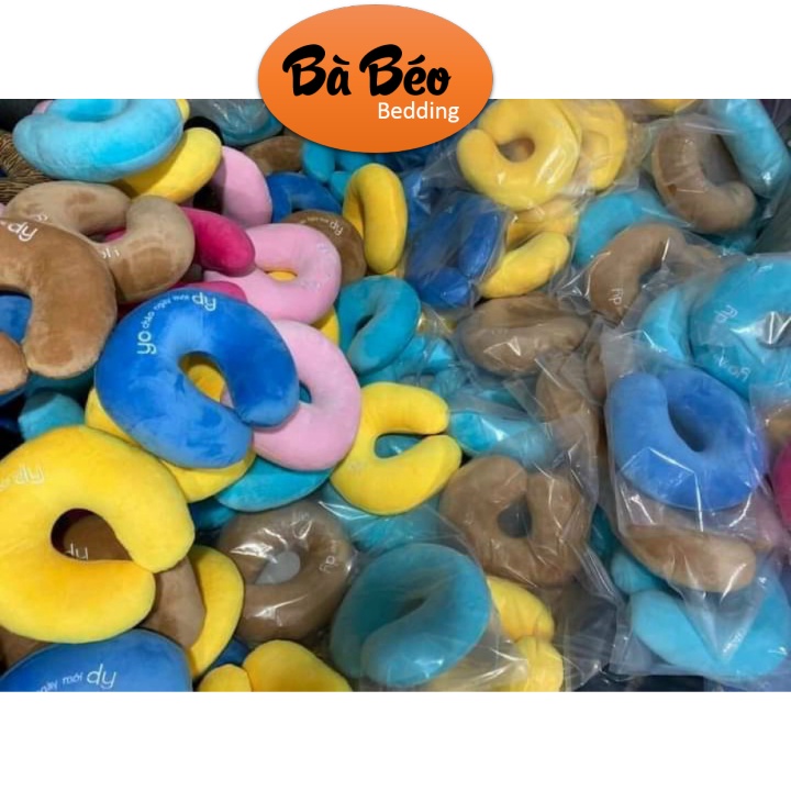 Gối Tựa Cổ chữ U 1 màu, Gối Chữ U Kê Cổ , Gối Du Lịch, Gối Kê Cổ Chữ U Văn Phòng (giao màu ngẫu nhiên)