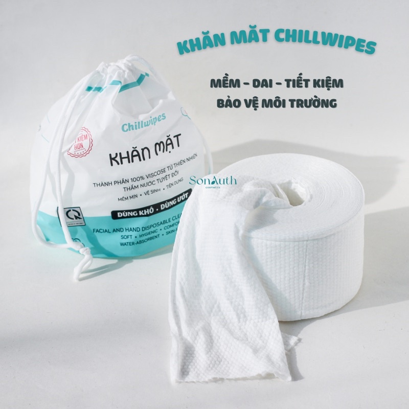 Khăn lau Chillwipes Facial and Hand Disposable Cleansing Towel