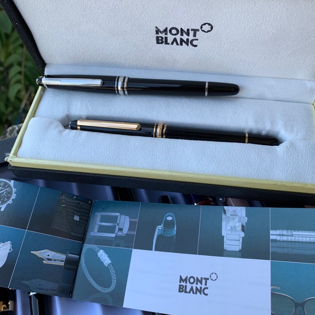 Bút Montblanc Meisterstück 163 Platinum-Coated Classique Rollerball