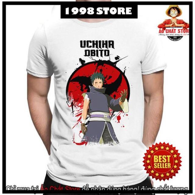 (ĐỘC) Áo Uchiha Obito Naruto cực chất | Áo thun OBITO NARUTO đẹp NT23
