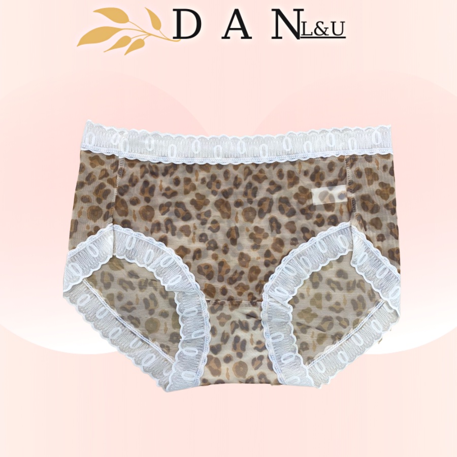 Quần Lót Ren Lưới Mỏng Co Dãn Siêu Thoáng Mát Họa Tiết Xinh Xắn DAN L&amp;U 12