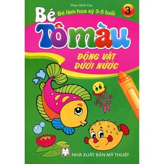 Sách - Bé Tô Màu - Động Vật Dưới Nước
