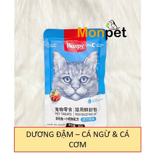 Pate Wanpy Cho Mèo Thức ăn cho mèo 80g