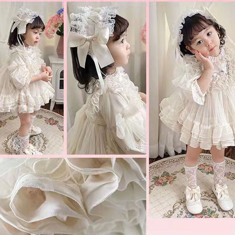 Băng Đô Cài Tóc Đính Nơ Ren Phong Cách Lolita Ngọt Ngào Dễ Thương Cho Bé Gái