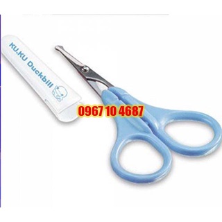 Dụng cụ kéo cắt móng tay cho bé bằng nhựa và hợp kim cao cấp kuku ku3017a