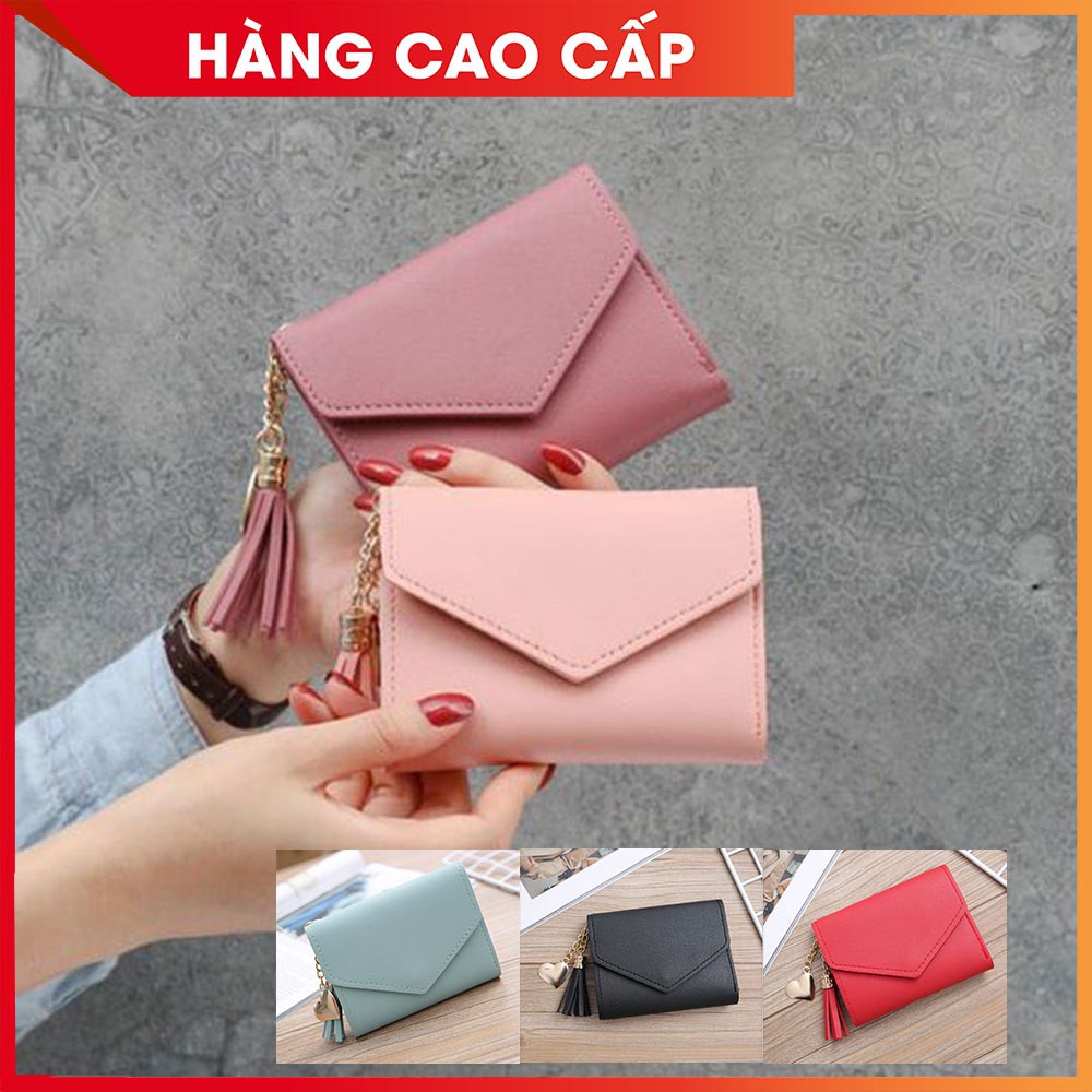 Ví Nữ Mini [Nhiều Mẫu Đẹp] , Ví Mini Cầm Tay Nữ Ngắn , Ví Nữ Ngắn Da Mềm Trẻ Trung Tinh Tế