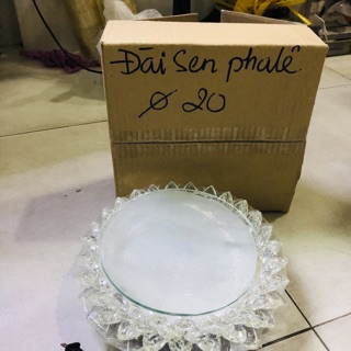 Đài Sen Pha Lê tròn LED đổi màu Φ20