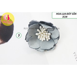 Hoa vải-Hoa lụa đốt sẵn 3cm