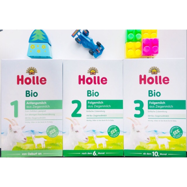 Sữa dê công thức hữu cơ Holle 1 - 2 - 3 (400g)