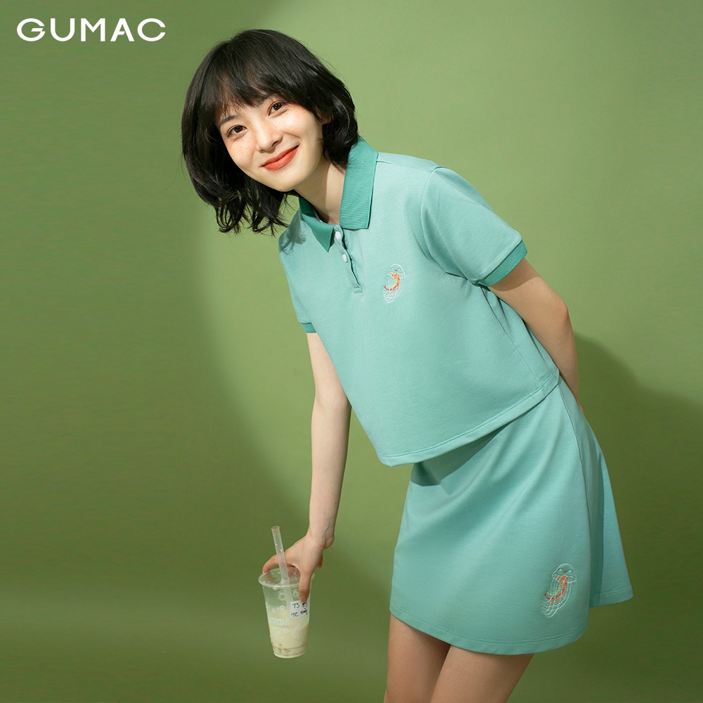 Chân váy nữ dáng chữ A cơ bản GUMAC đủ màu, đủ size, thiết kế basic VB315 | BigBuy360 - bigbuy360.vn