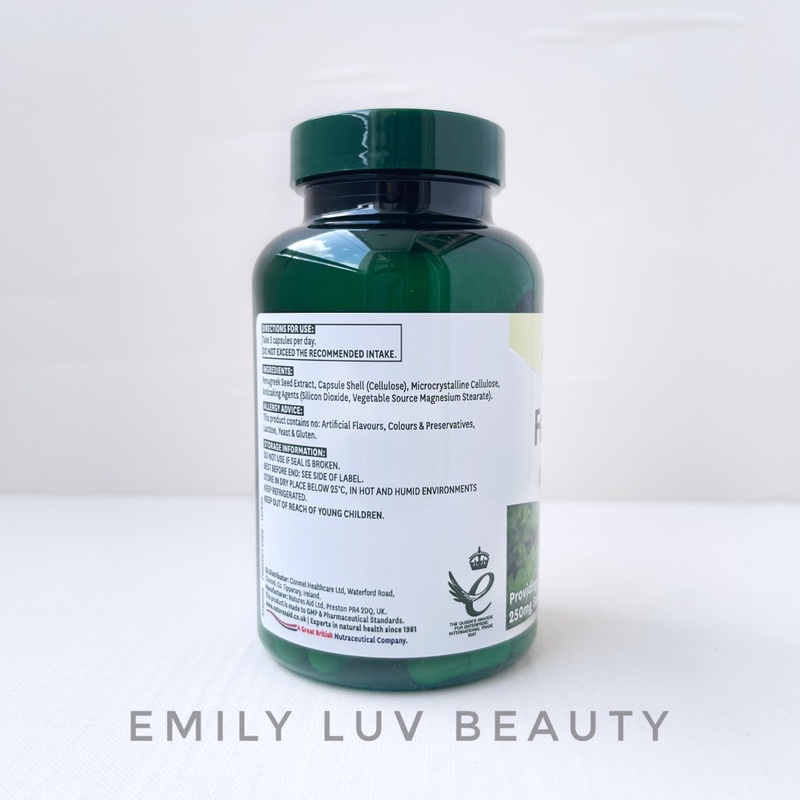 Viên uống lợi sữa Fenugreek Natures Aid 90 viên