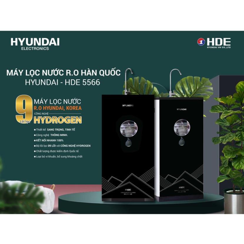 Bình lọc nước, Máy lọc nước Hyundai HDE 5566 RO.9 lõi nhập khẩu công nghệ Hidrogen.bảo hành 12 tháng.