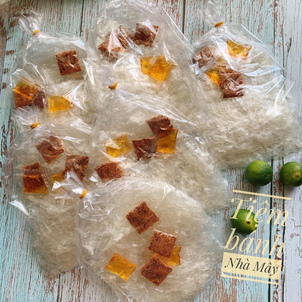 Bánh Tráng Vò Phơi Sương Sate Dầu Muối Nhuyễn Siêu Ngon - Bánh Tráng Xâu Vò Dạng Sợi Mềm Dẻo