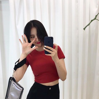 ÁO CROPTOP BASIC TAY NGẮN [GEMI SHOP]