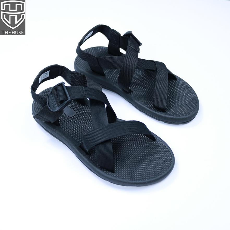 Giày Sandal Nam HuuCuong & TheHusk Quai Chéo Quai Dù Đế Cao Su - TH6 !