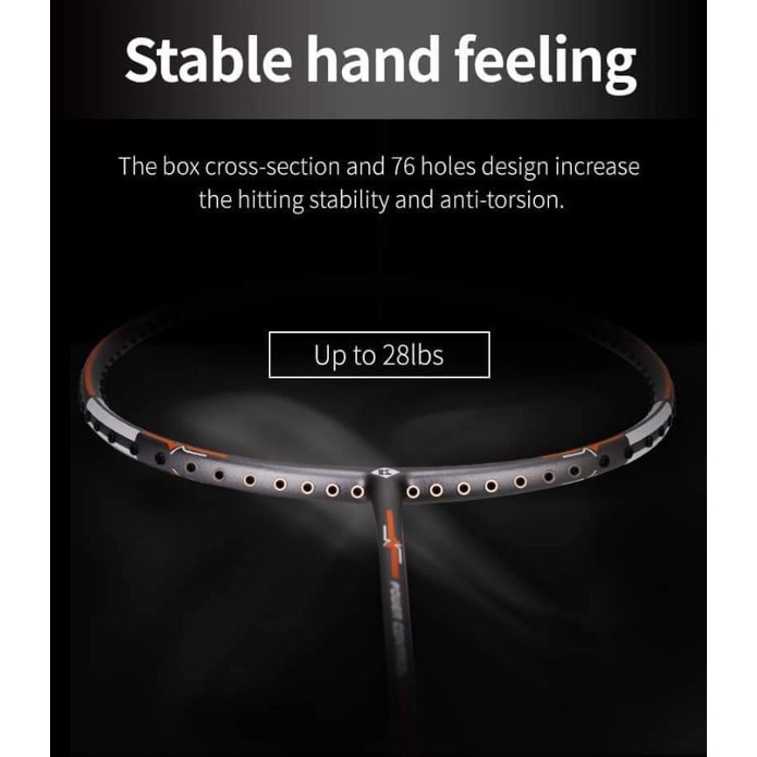 Vợt cầu lông kumpoo chính hãng power control k520 trắng/đen