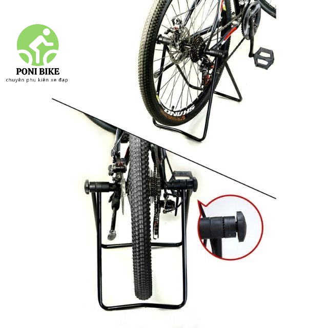 Chân chống dùng cố định xe đạp chữ U/ giá đỡ cân vành