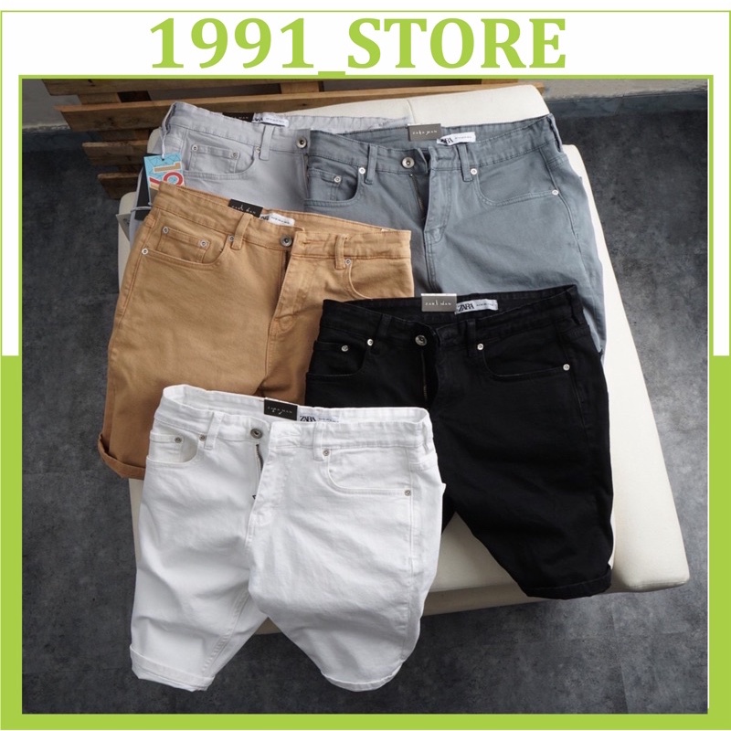 Quần short jean nam cao cấp short ZR chuẩn đẹp from chuẩn như hình