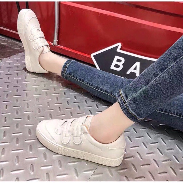 Giày thể thao quai ngang-dán tiện lợi phong cách Hàn Quốc | BigBuy360 - bigbuy360.vn