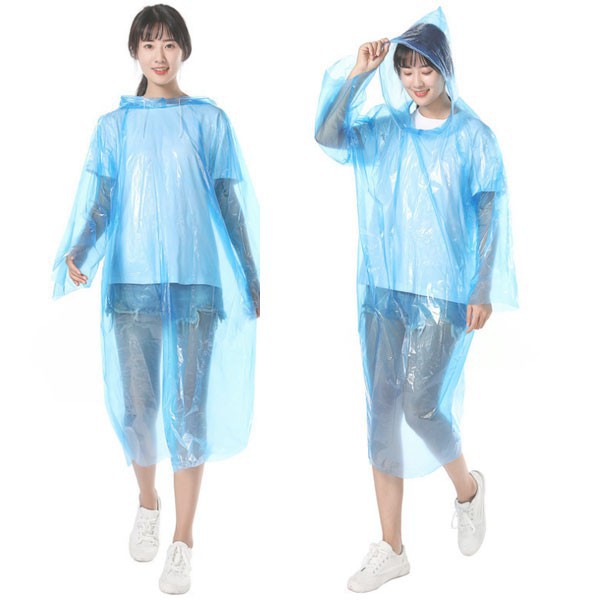 Áo mưa nilon mỏng, áo mưa dùng 1 lần