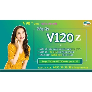 Sim viETTEL 4G, 10 số, Giá CHỈ 99k. Có Các Gói V120, v120z, F90, F70... pHôi SIM 4G.