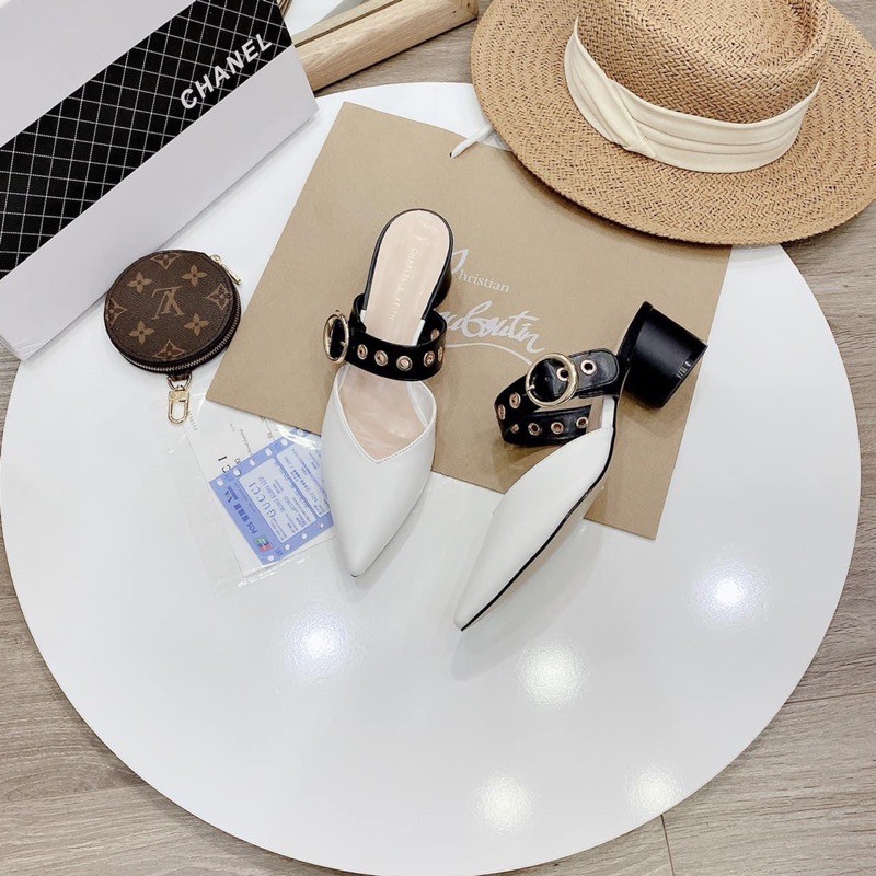 Sandal cao gót mũi nhọn 5 phân | BigBuy360 - bigbuy360.vn